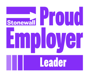 Proud Employers Leader Logo (Proud Purple)