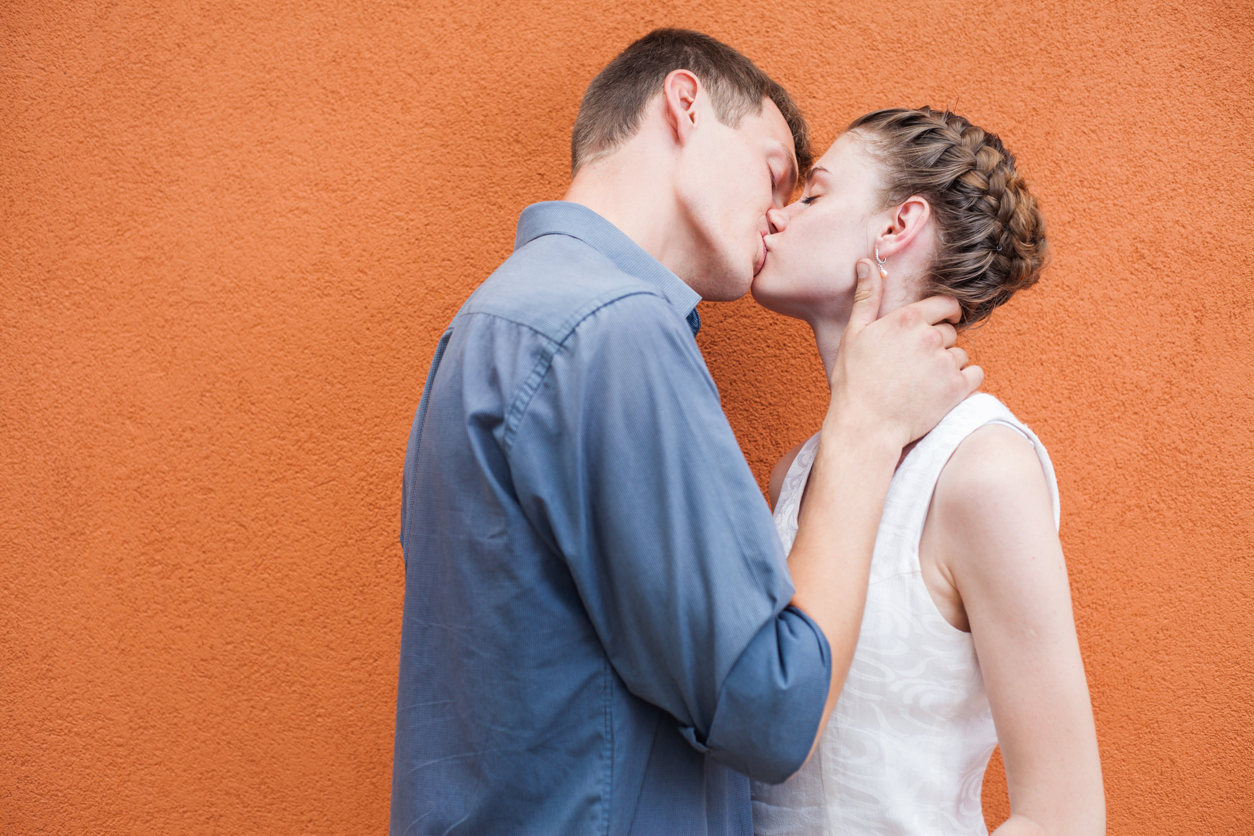 Image showing teenagers kissing