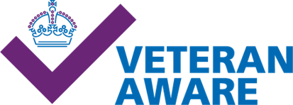 NHS Veterans Aware logo