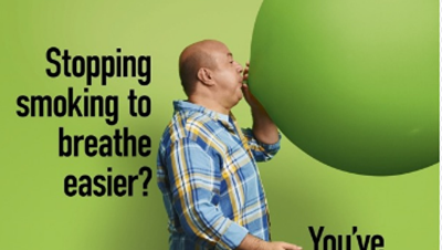 Stopping smoking to breathe easier? You've got this. Stoptober. 