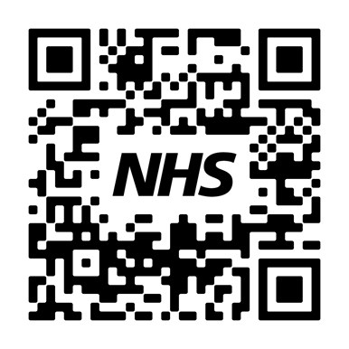 NHS QR code - Scan me