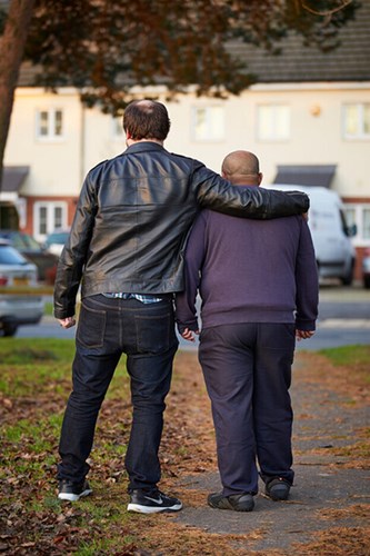 Image of a Nurse caring for a Learning Disabilities service patient
