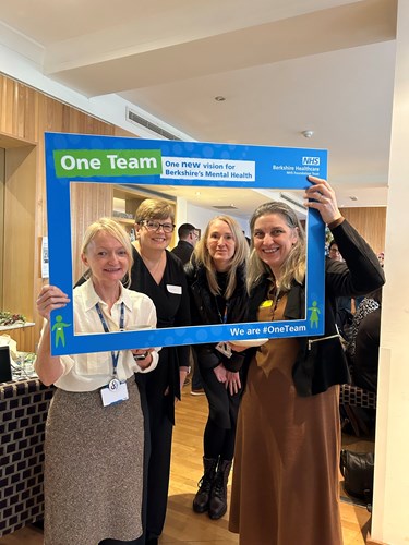 Sue McLaughlin, Jayne Reynolds, Mairi Evans and Bernadine Blease from Berkshire Healthcare
