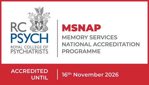Memory Services National Accreditation Programme from the Royal College of Psychiatrists
