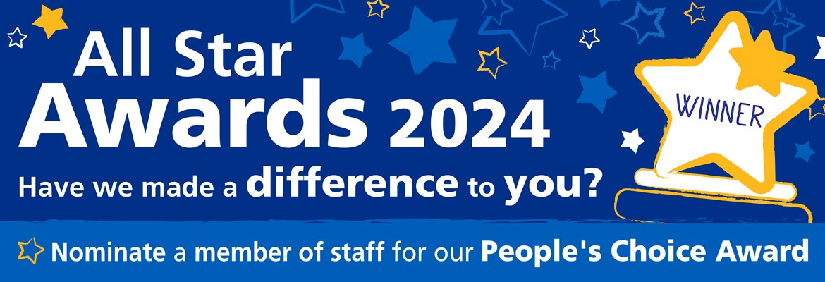 Nominate a member of staff for our People's Choice Award 2024