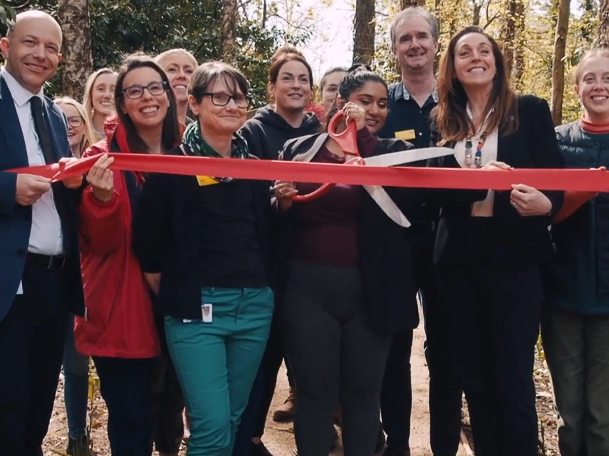 Greener Communities team opening a recent park project