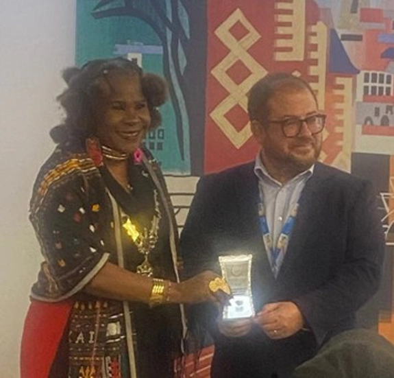 Presentation of award