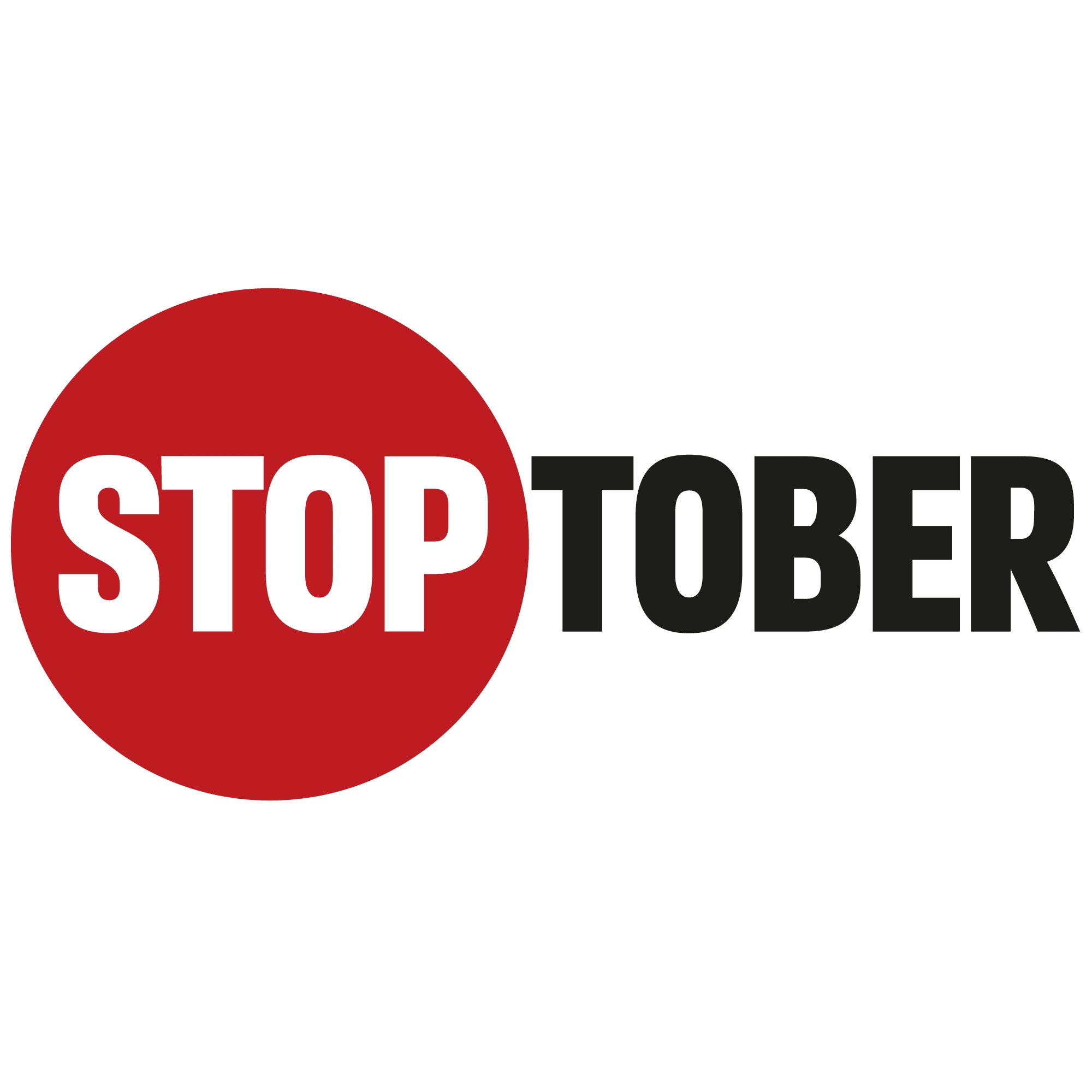 Stoptober Logo Black