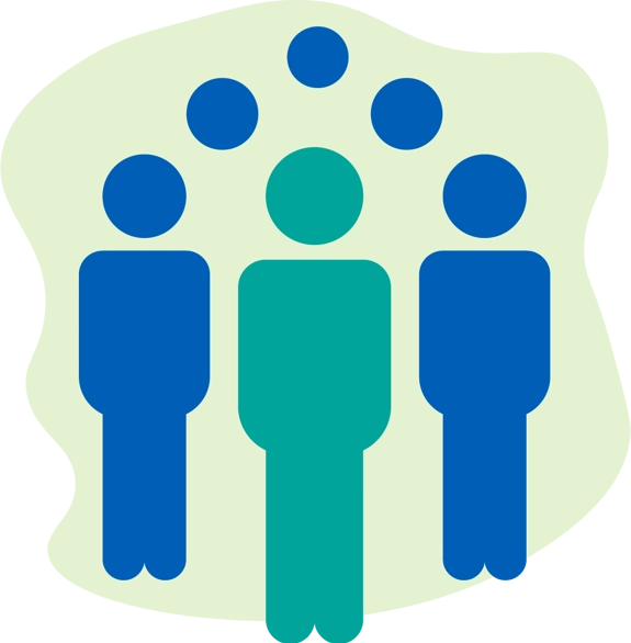 Graphic of group of people